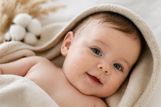 Czy łuszcząca się skóra u niemowlaka jest normalna?