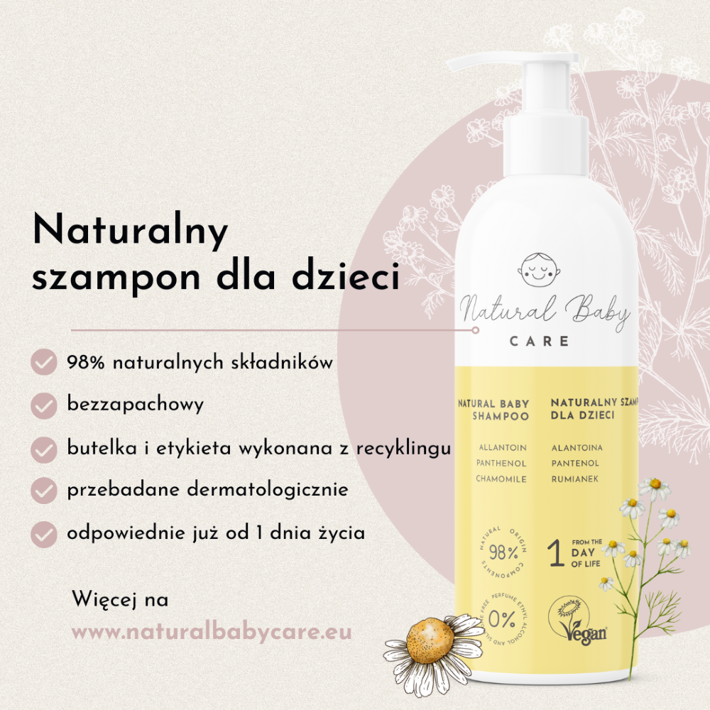 Naturalny szampon dla dzieci